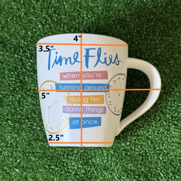 Hallmark Coffee Mug “Time Flies When You’re …” Vintage-Inspired Gift 12 oz - Picture 2 of 8